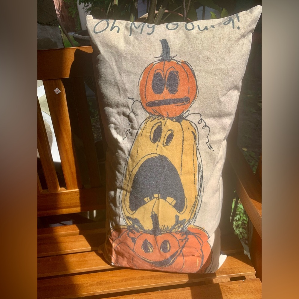 Haunted Hollow Vintage Halloween Pillow